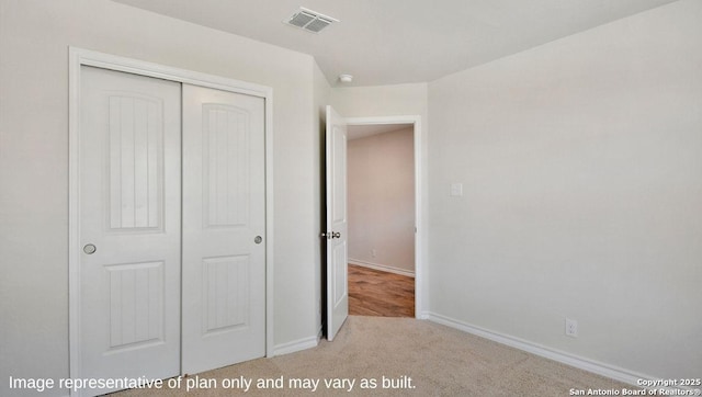 310 Steele Hbr, Cibolo, TX 78108 - unfurnished bedroom featuring a closet and carpet floors