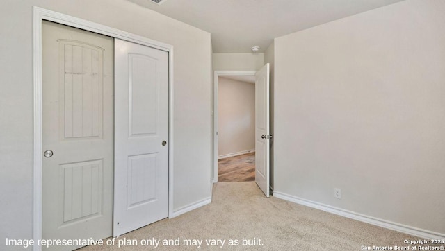310 Steele Hbr, Cibolo, TX 78108 - unfurnished bedroom featuring carpet flooring and a closet