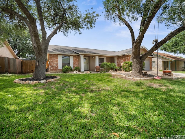 view of front of property featuring brick siding