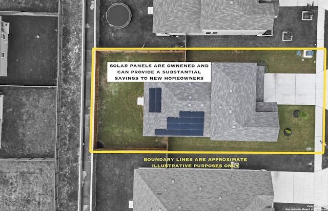 map / location featuring property parcel outlined