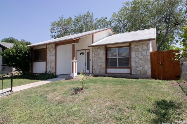 6614 Spring Hurst, San Antonio, TX 78249 - view of front facade with stone siding