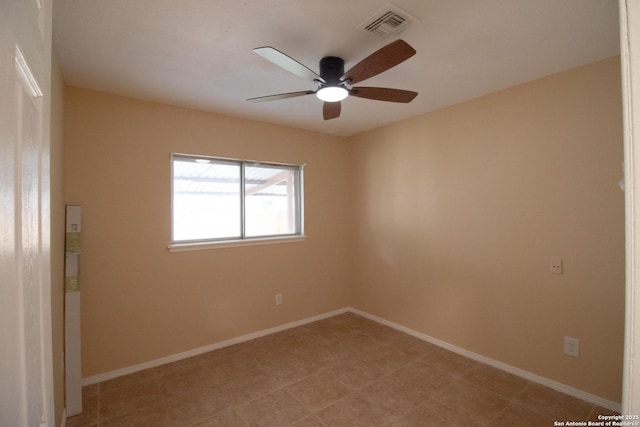 6614 Spring Hurst, San Antonio, TX 78249 - empty room with a ceiling fan and baseboards