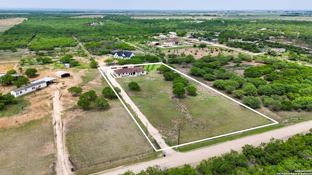 1110 Atascosa County Road 101, Floresville, TX 78114 - view of rural area featuring property boundaries highlighted