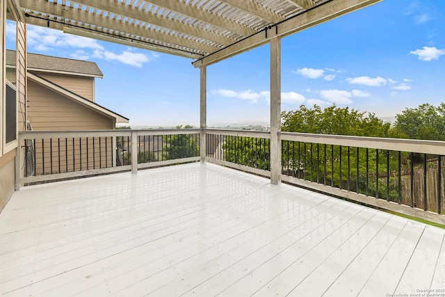 6739 Nora Vista Way, San Antonio, TX 78233 - deck featuring a pergola