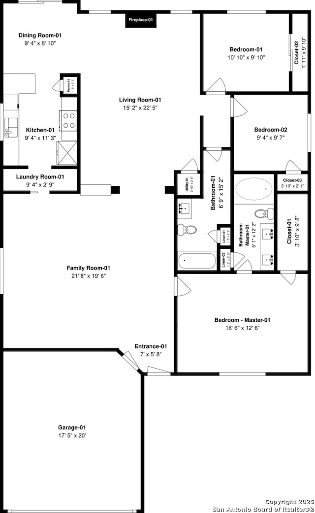 7930 Flower, San Antonio, TX 78244 - room layout