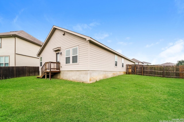 view of rear view of property