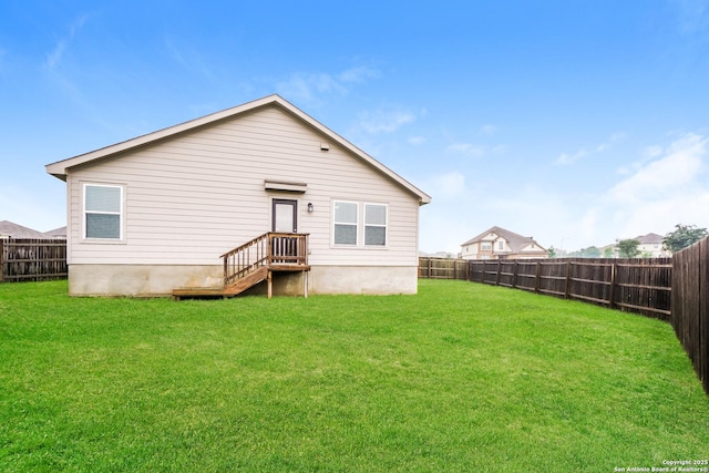view of back of property