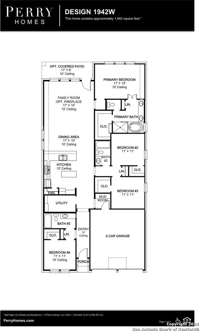 9936 Paladin Rdg, San Antonio, TX 78254 - property floor plan