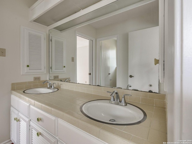 12802 Country Crst, San Antonio, TX 78216 - bathroom with double vanity