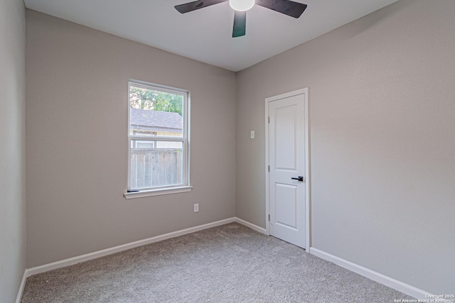 1641 W Huisache, San Antonio, TX 78201 - carpeted spare room featuring a ceiling fan and baseboards