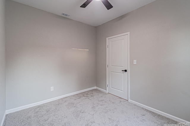 1641 W Huisache, San Antonio, TX 78201 - unfurnished room featuring ceiling fan, carpet floors, and baseboards