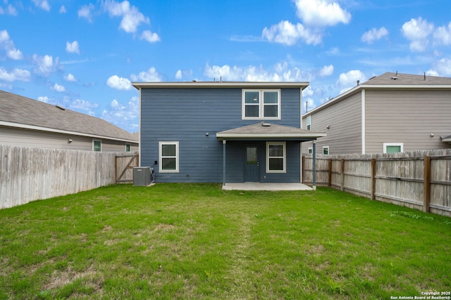 13758 Prospector Post, San Antonio, TX 78253 - rear view of property featuring a patio area and central AC