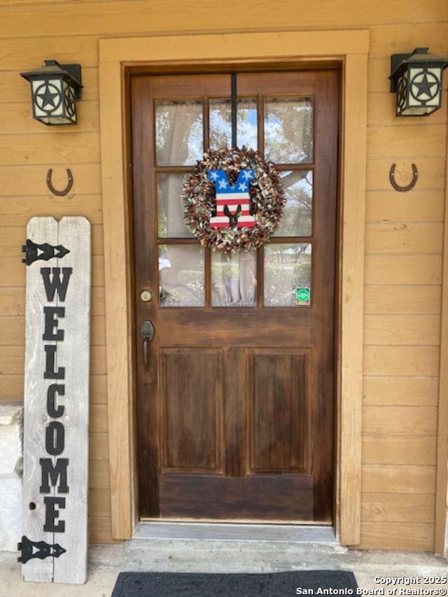 9516 Geronimo Oaks, San Antonio, TX 78254 - view of doorway to property