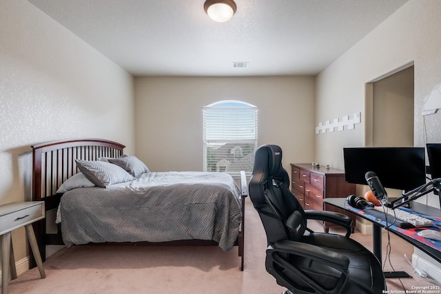 18211 Branson Fls, San Antonio, TX 78255 - bedroom with a desk and light carpet