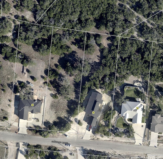 410 Compass Rose, Canyon Lake, TX 78133 - aerial overview of property's location