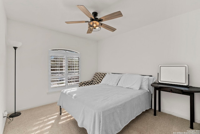 16222 Deer Crst, San Antonio, TX 78248 - carpeted bedroom with a ceiling fan and baseboards