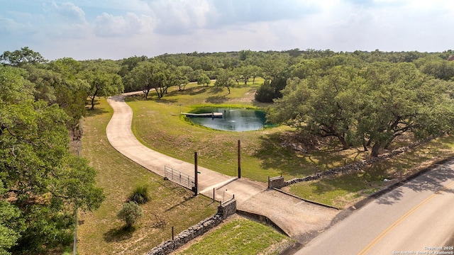 1200 Brand, Bulverde, TX 78163 - aerial view of a large body of water and a forest