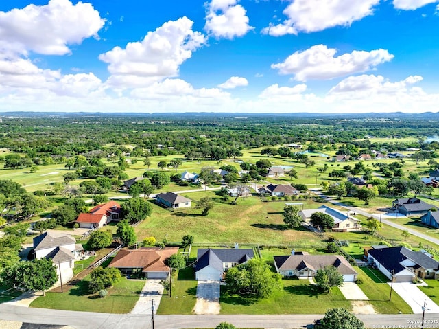 aerial perspective of suburban area