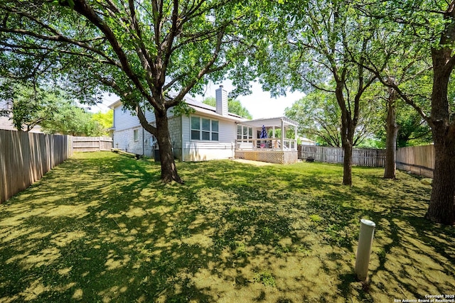 view of yard