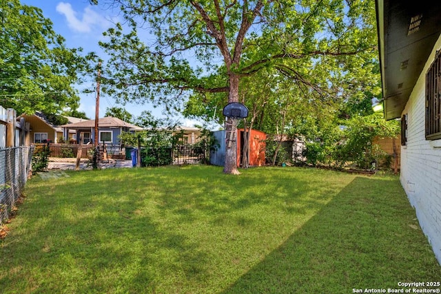 2114 S Trinity St, San Antonio, TX 78207 - view of yard