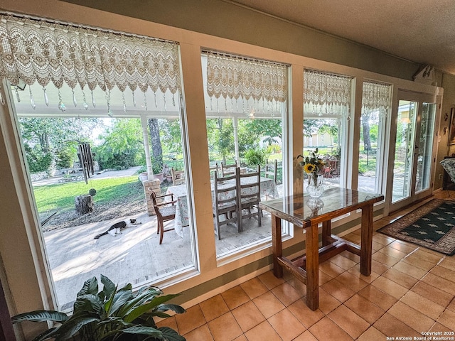 6719 State Highway 55, Uvalde, TX 78801 - sunroom with tile patterned floors