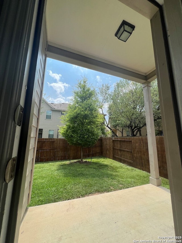 17339 Brachetto, San Antonio, TX 78247 - view of yard with a patio