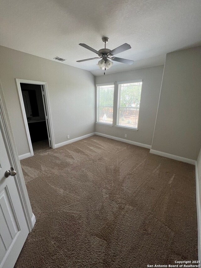 17339 Brachetto, San Antonio, TX 78247 - carpeted empty room with ceiling fan and baseboards