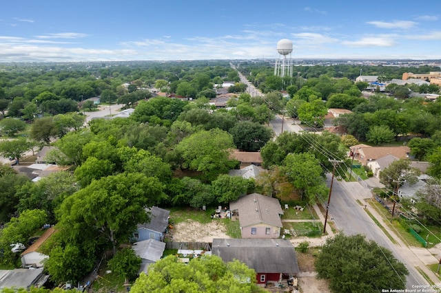 aerial view of residential area