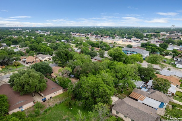 aerial perspective of suburban area