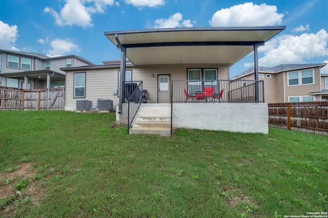 15323 Danae Bnd, San Antonio, TX 78245 - rear view of house featuring cooling unit