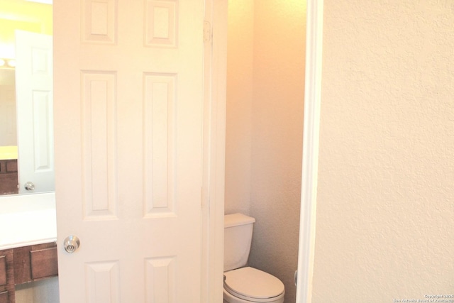 bathroom with toilet