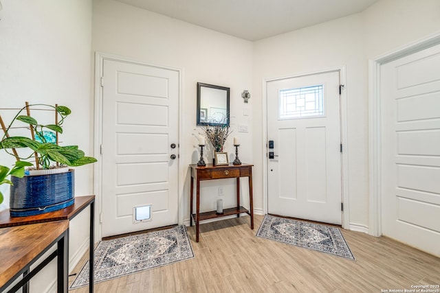 5249 Nature Path, Marion, TX 78124 - entrance foyer featuring light wood-style flooring and baseboards