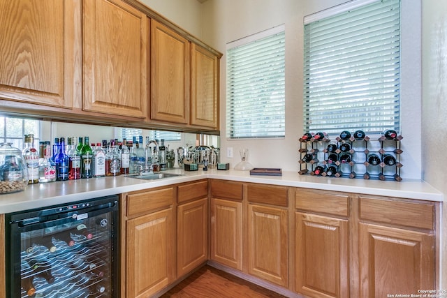 19119 Kristen, San Antonio, TX 78258 - indoor wet bar featuring wine cooler