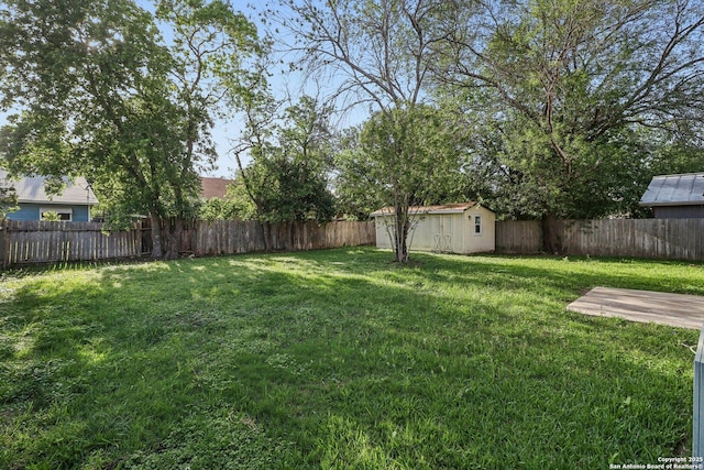 11731 Spring Rain, San Antonio, TX 78249 - view of yard with a shed and an outdoor structure