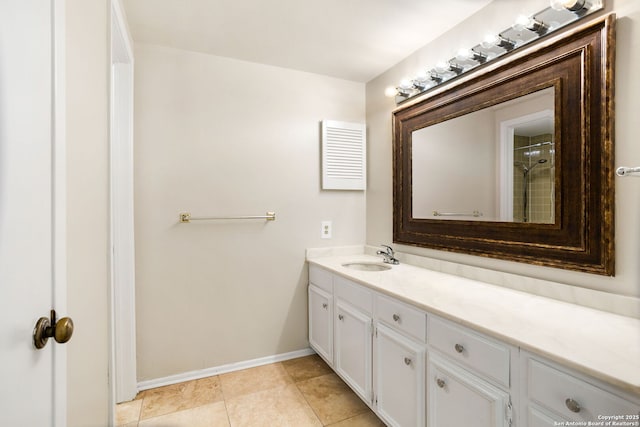 3678 Hidden Unit 504, San Antonio, TX 78217 - full bath featuring vanity, baseboards, and tile patterned floors