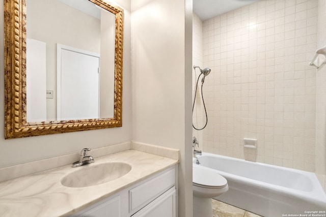 3678 Hidden Unit 504, San Antonio, TX 78217 - full bath with toilet, vanity, and washtub / shower combination