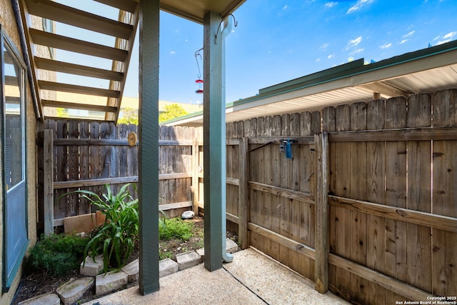 3678 Hidden Unit 504, San Antonio, TX 78217 - view of patio featuring fence