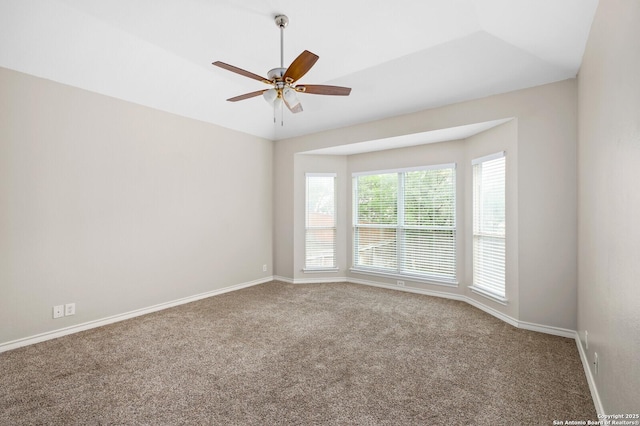 18127 Brookwood Frst, San Antonio, TX 78258 - unfurnished room featuring carpet, a ceiling fan, and baseboards