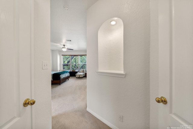 1326 Walkers Way, San Antonio, TX 78216 - hallway featuring carpet