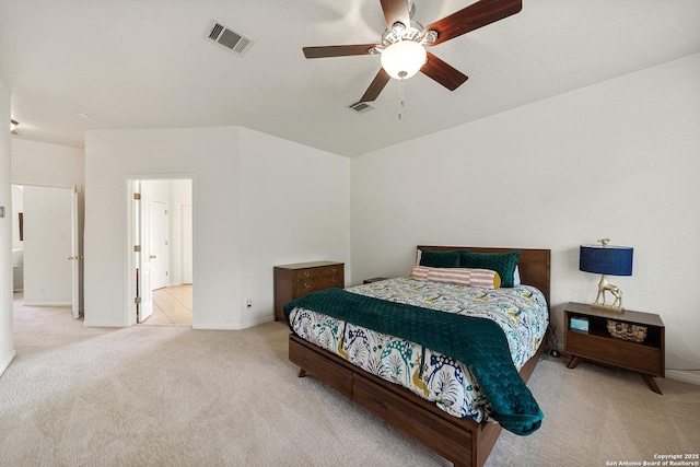 1326 Walkers Way, San Antonio, TX 78216 - carpeted bedroom with baseboards and a ceiling fan