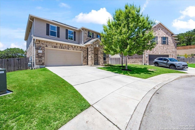 11334 Hill Top Bnd, Helotes, TX 78023 - view of front of home with an attached garage and concrete driveway
