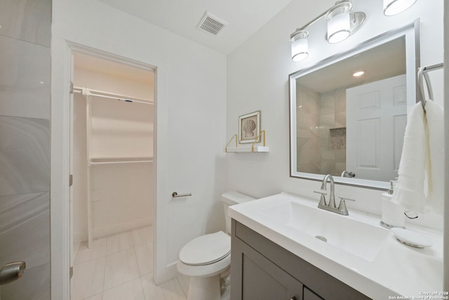 235 Wainwright, San Antonio, TX 78211 - full bathroom featuring toilet, vanity, and a shower