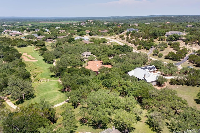 aerial view of a golf club