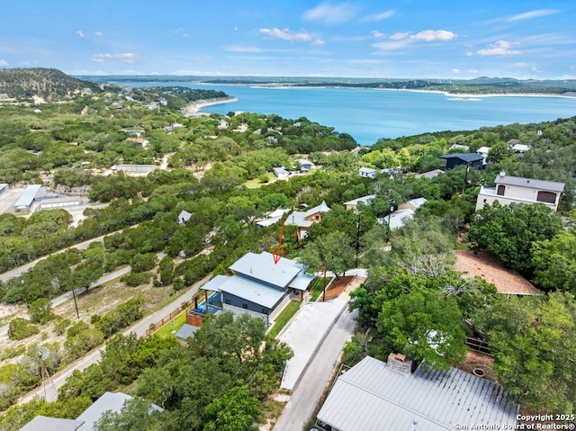 1053 Ledge Path, Canyon Lake, TX 78133 - bird's eye view of a nearby body of water