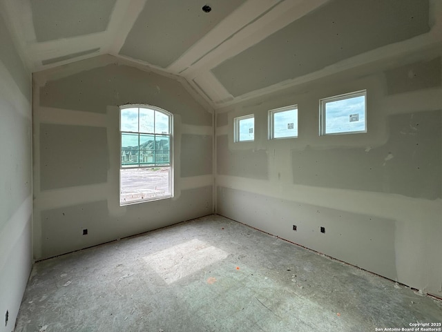 164 Annette Dr, Castroville, TX 78253 - spare room with lofted ceiling