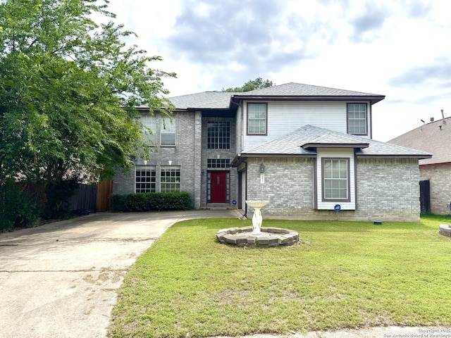 10511 Pemspice, San Antonio, TX 78240 - traditional home with brick siding and concrete driveway
