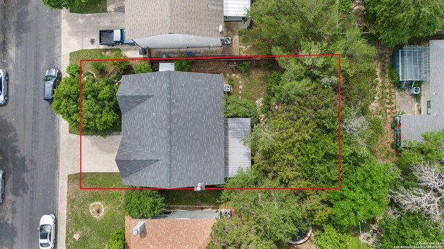 7705 Wood Blf, San Antonio, TX 78240 - view of subject property with property parcel outlined