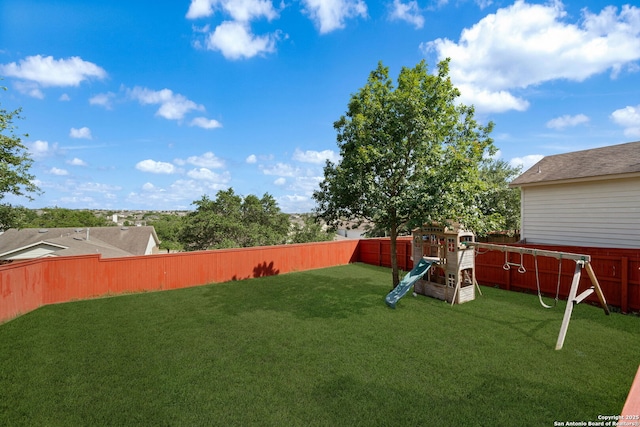 3738 Sumantra, San Antonio, TX 78261 - view of yard with a playground