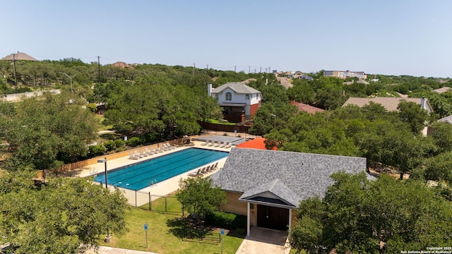 22841 San Saba Blf, San Antonio, TX 78258 - community pool with fence