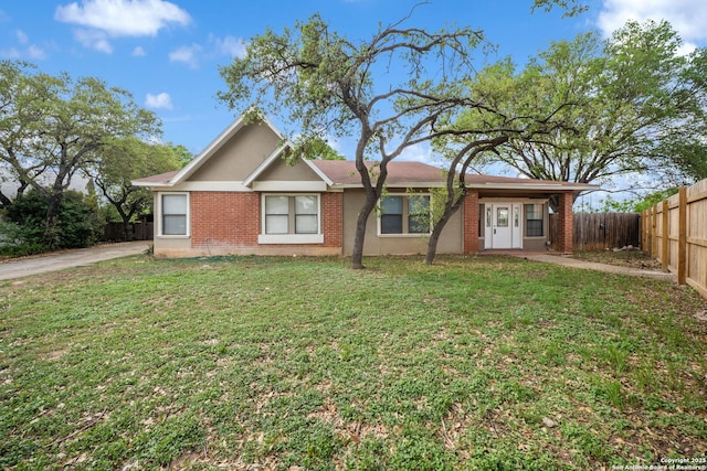 8255 Misty Willow, San Antonio, TX 78250 - view of front of home with brick siding